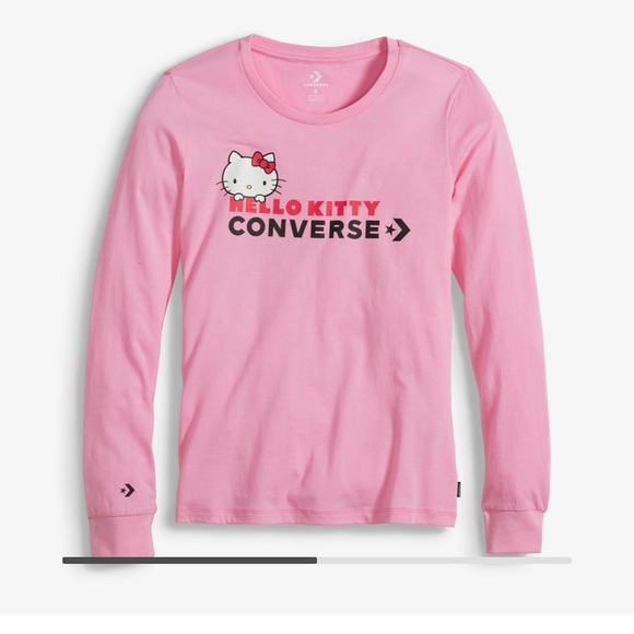 converse hello kitty t shirt